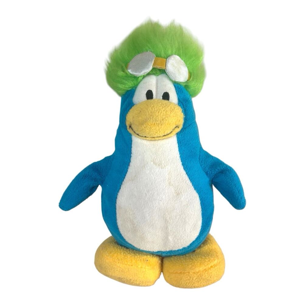 JAKKS Disney "Club Penguin" Series 4 Rad Scientist 8" Plush Stuffed NO COSTUME